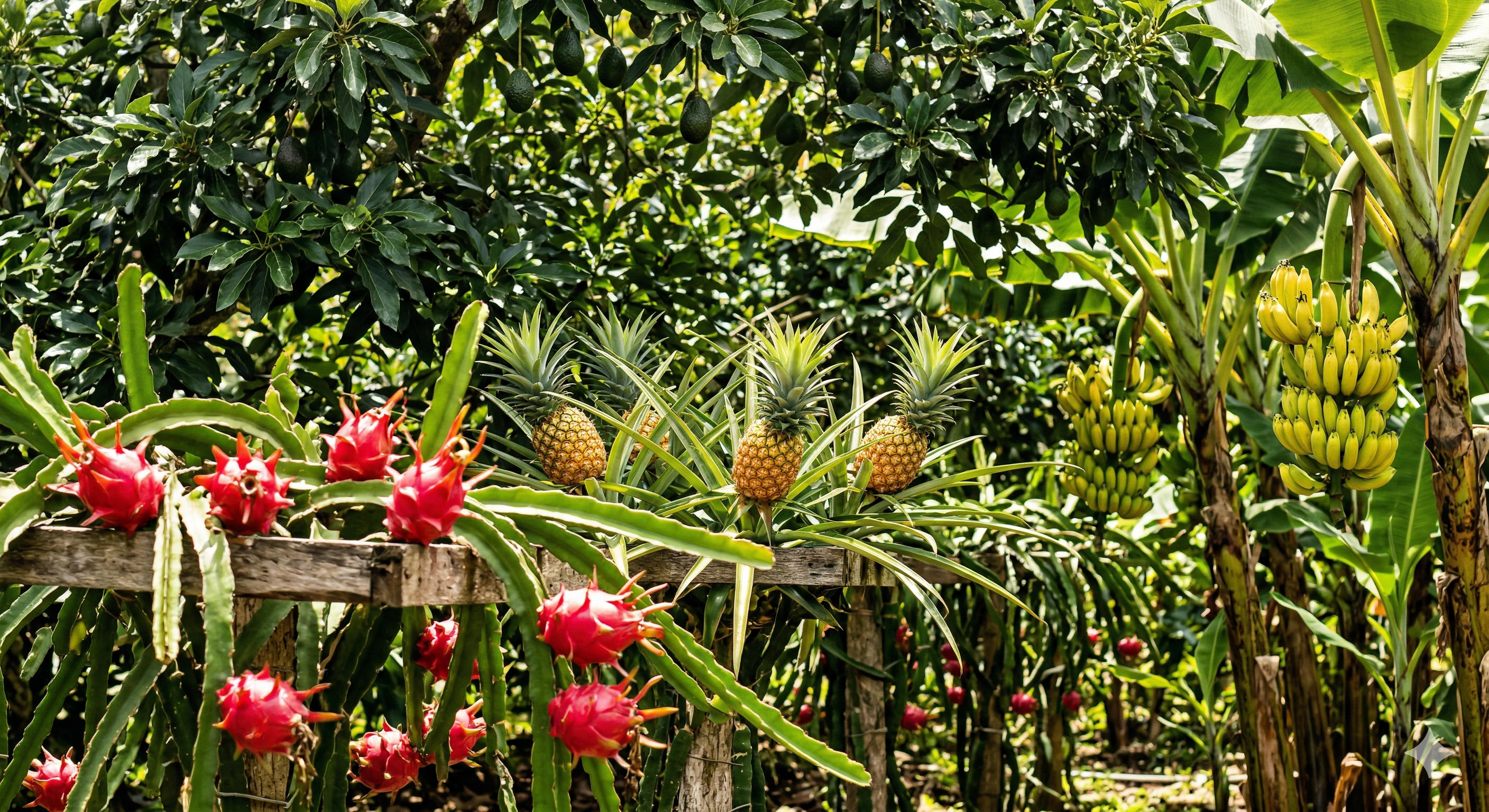 Horticulture — dragon fruit and tropical orchard