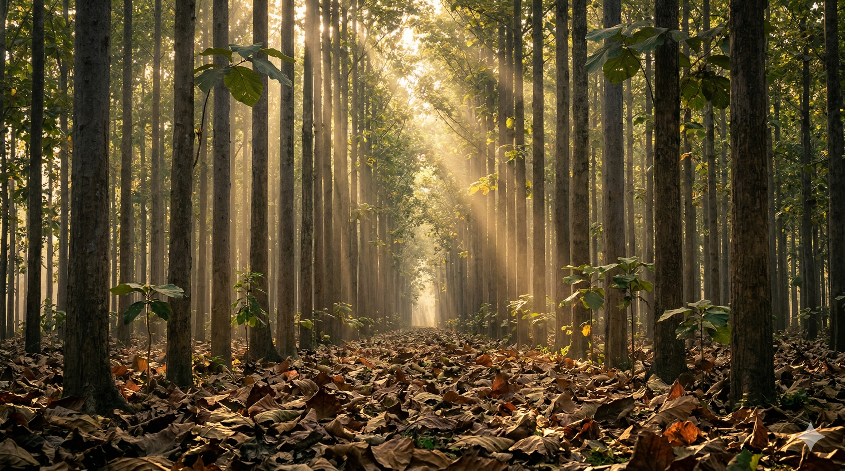 Forestry — teak and timber plantation