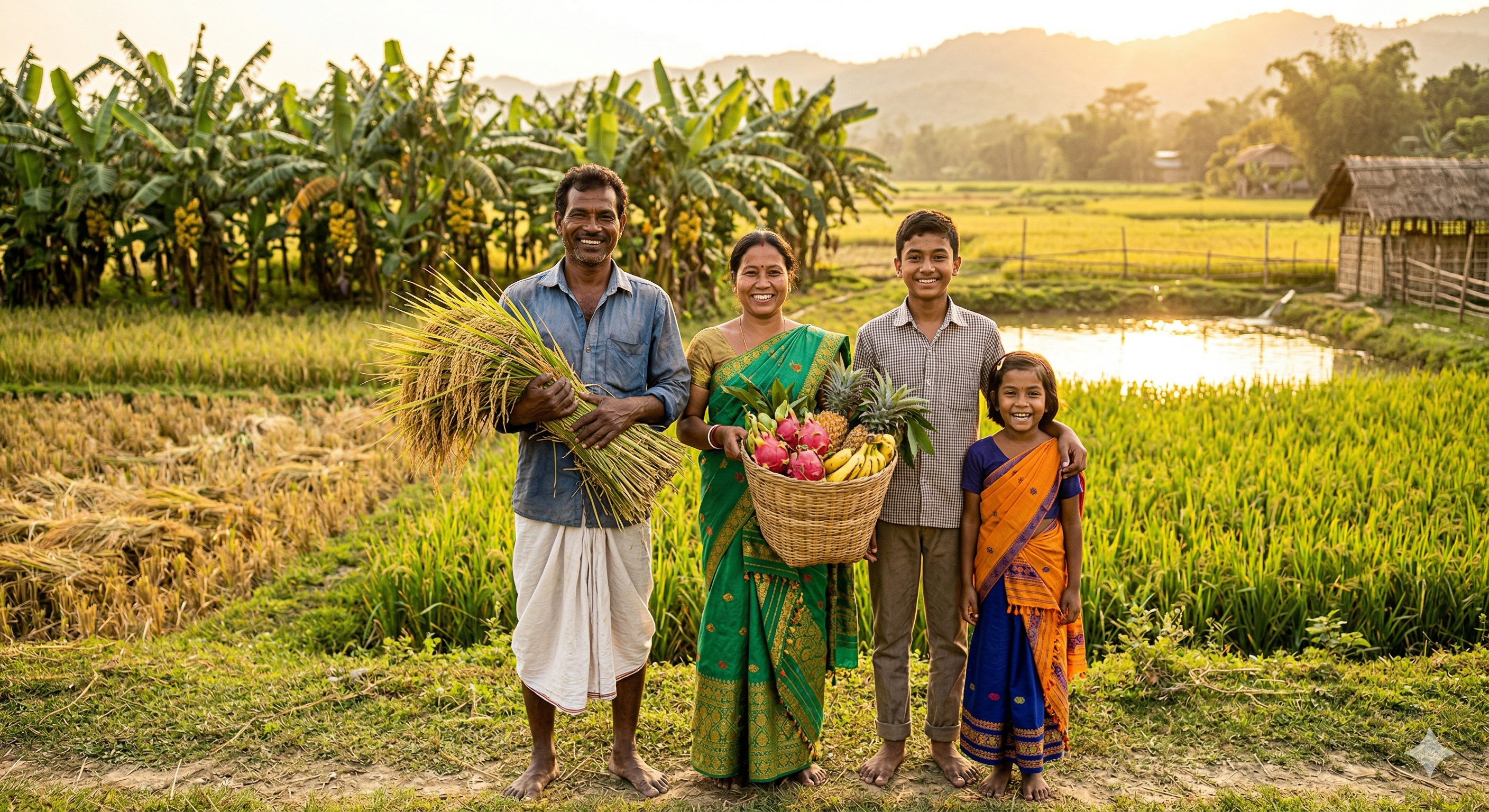 AHFFA member farming family, Assam